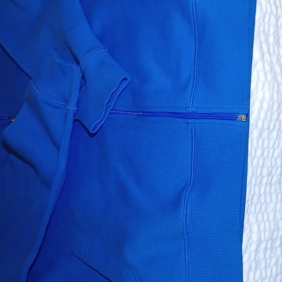 Nike Blue Zip Up Sweatshirt Pockets Size  XXL - Picture 4 of 11